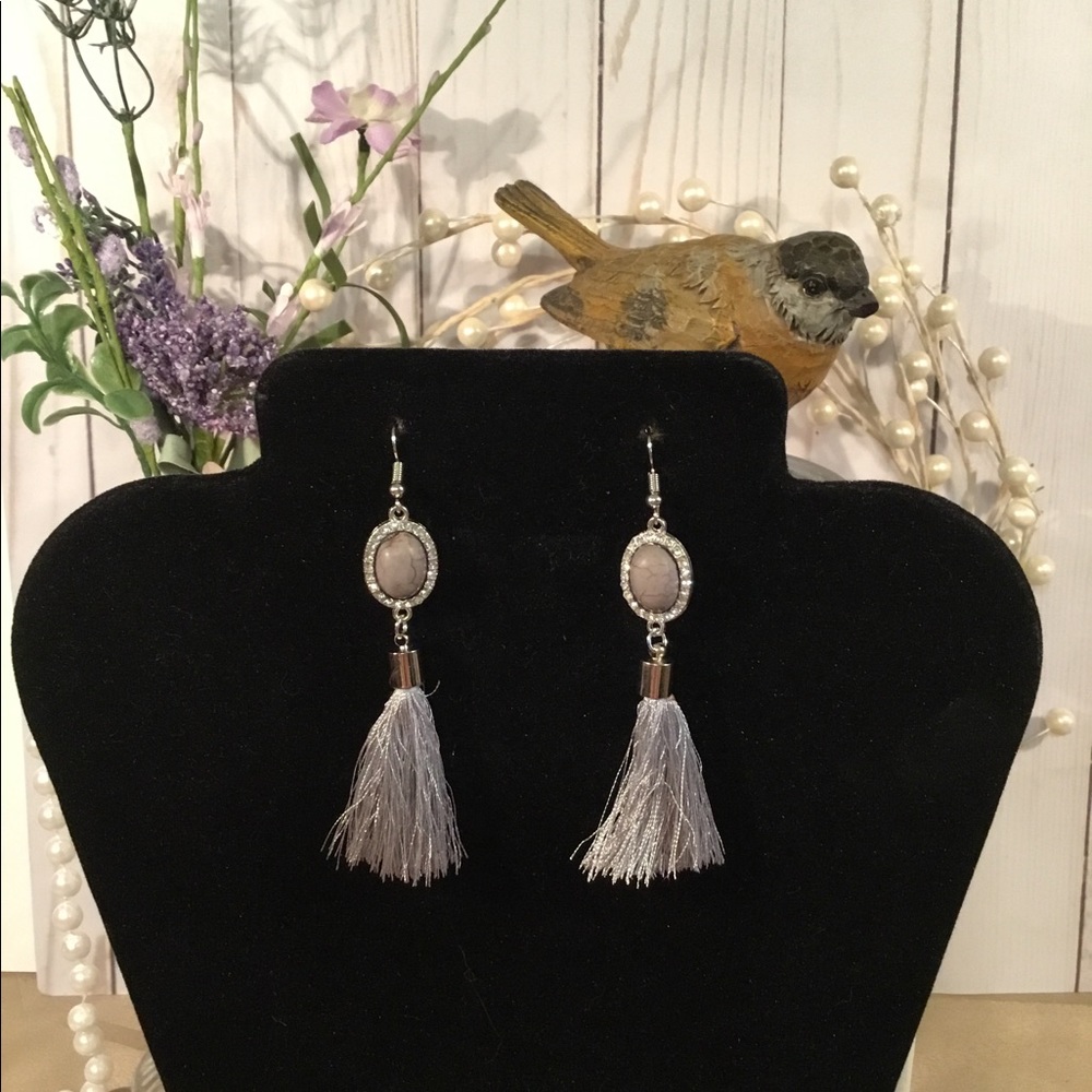 Beautiful Gray Earrings